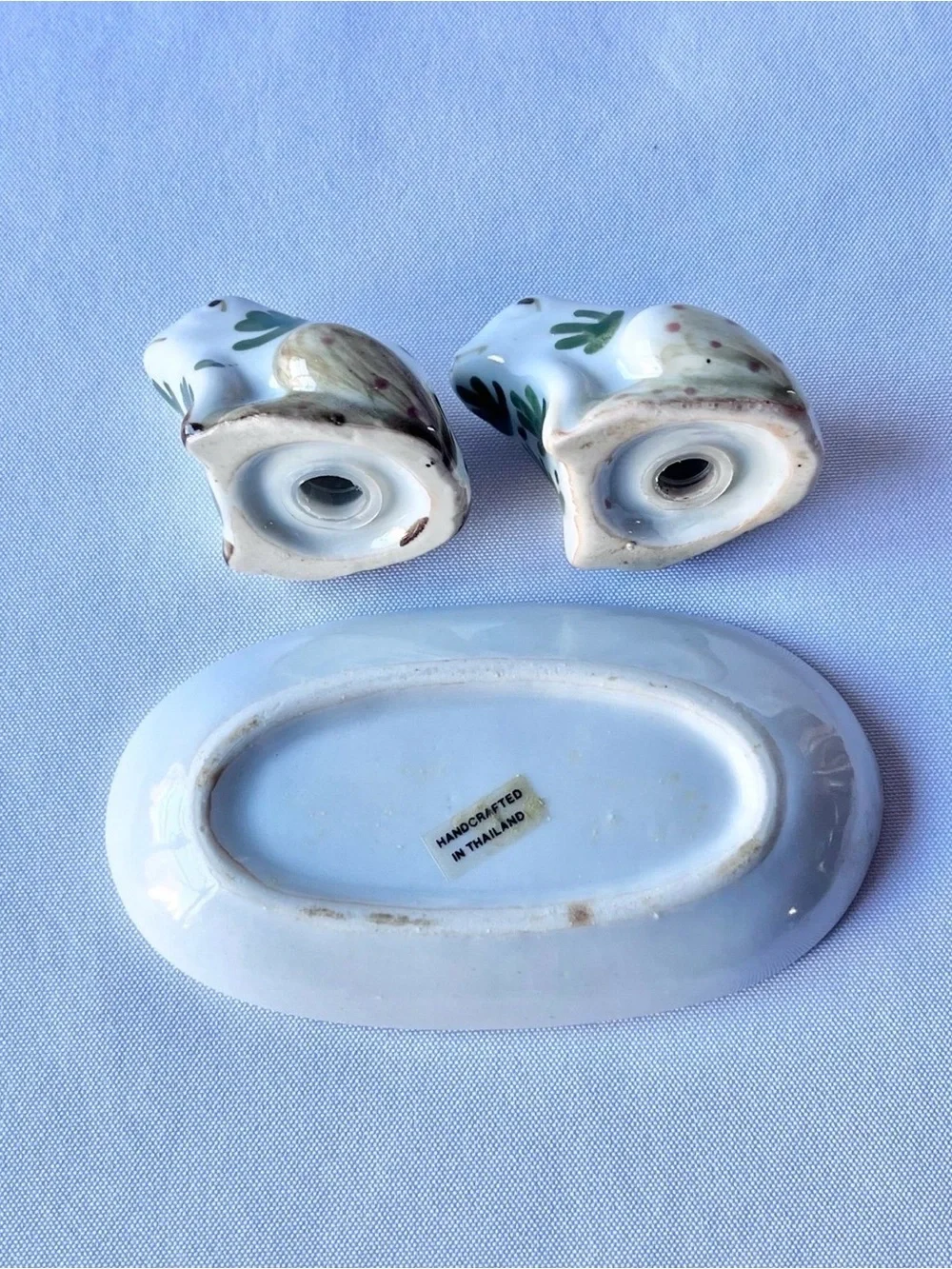 Vintage Frog Salt And Pepper Shares Made In Thailand